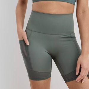 Aerie “move” mesh high wasted bike shorts